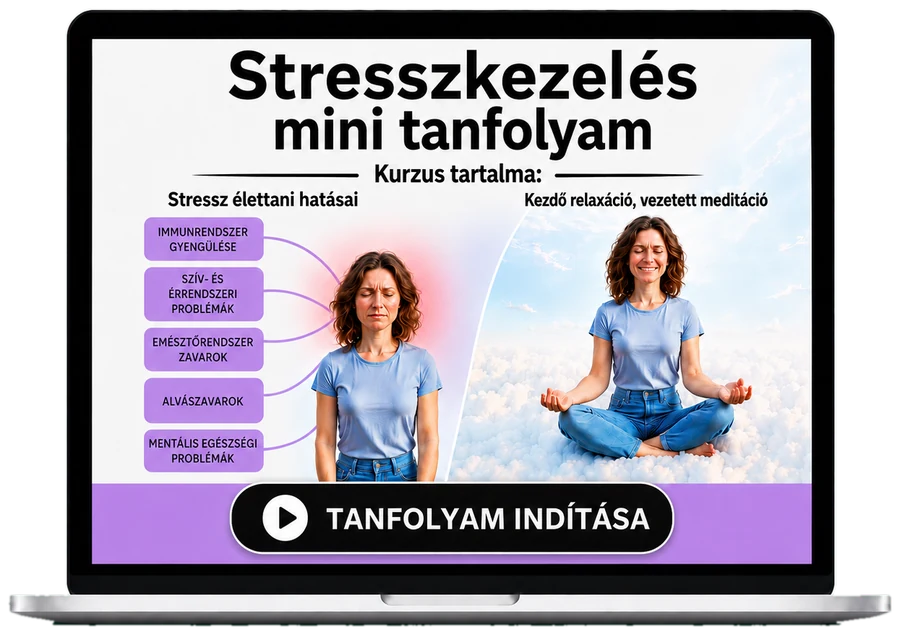 Stresszkezelés mini tanfolyam laptopon