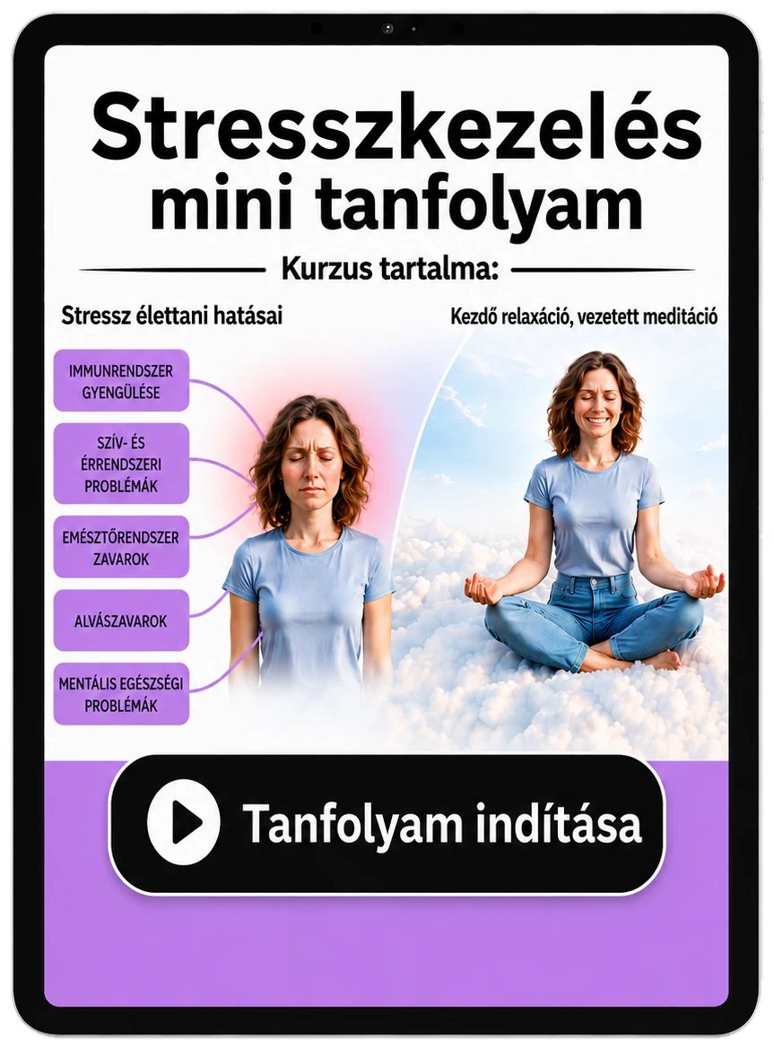 Stresszkezelés mini tanfolyam tableten